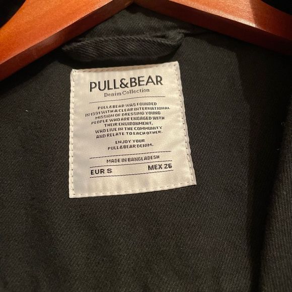 Pull&Bear Black Jean Jacket - Picture 5 of 9